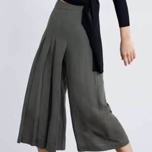 Zara Front Pleated Wide Leg Pants